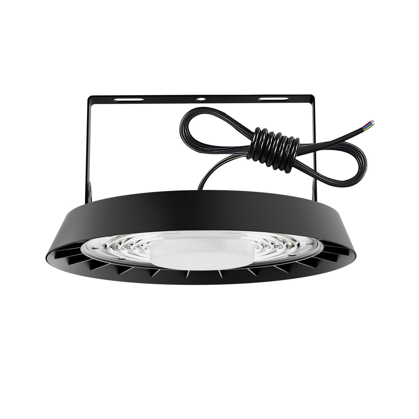 UFO LED Naves Industriales 300W Lámpara de Alta Bahía, 30000LM Foco IP65 6500K Impermeable para Patio, Garaje, Fábrica, Taller