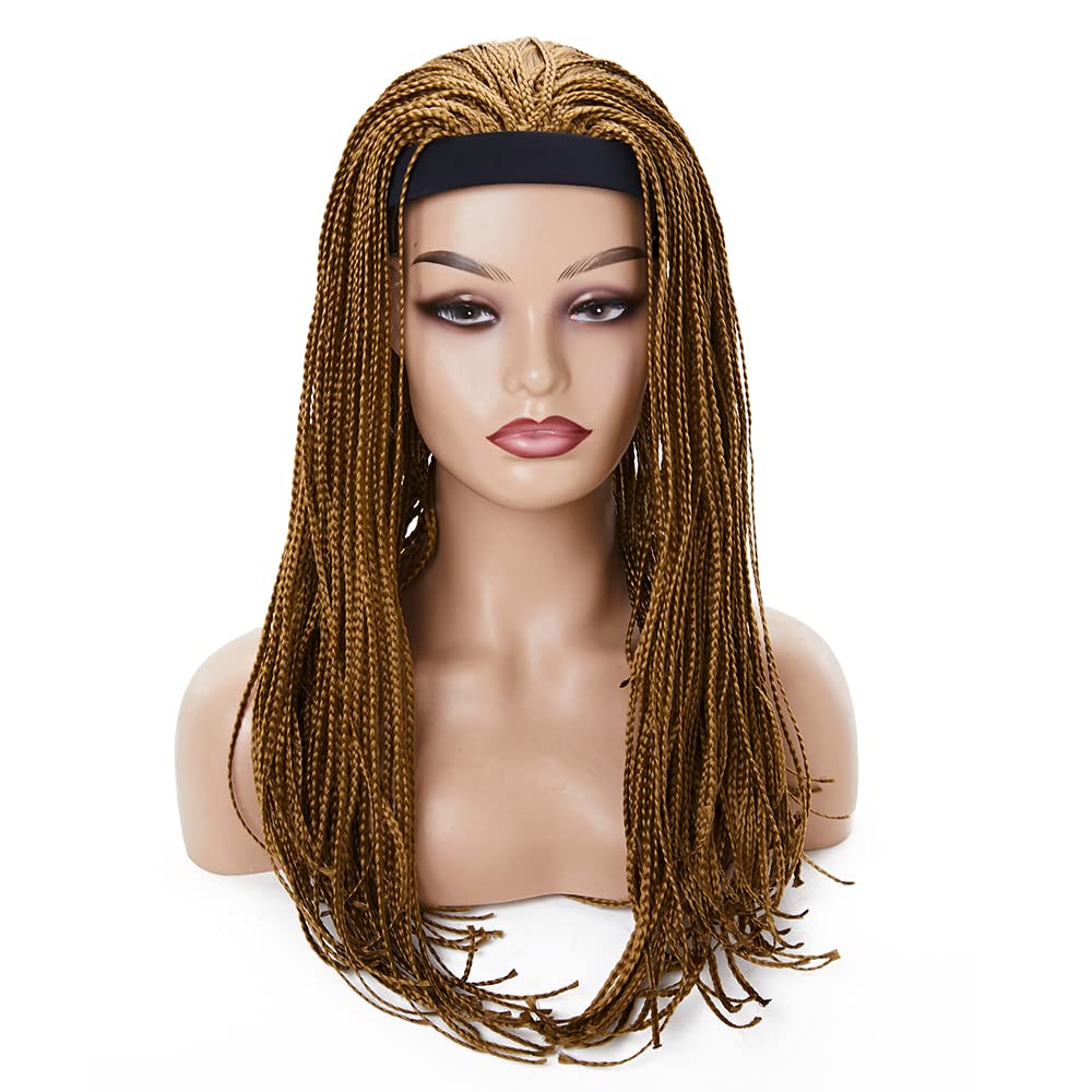 Lsissre Headband Braided Wigs Box Twist Crochet Hair Wrap