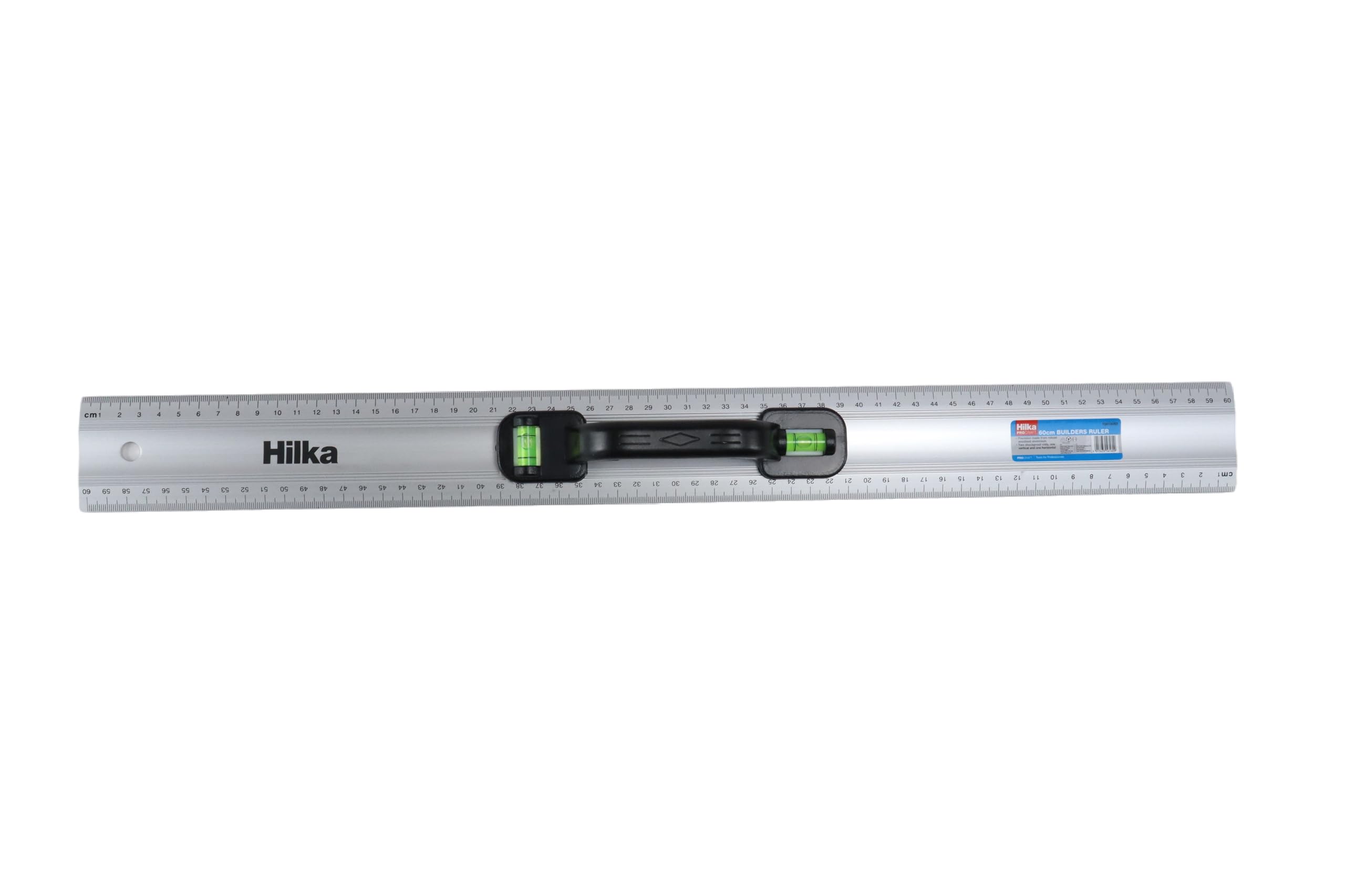 Hilka 75610060 60cm Builders Ruler, Silver