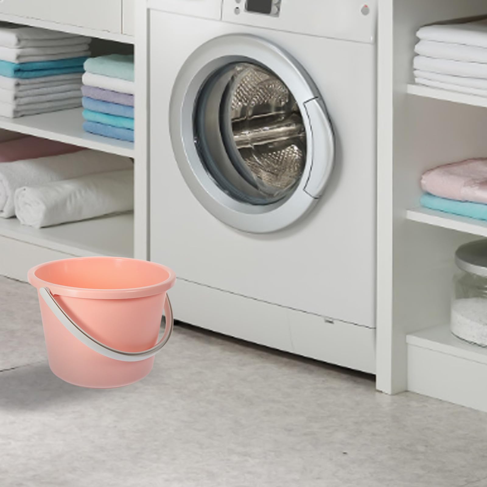 ABOOFAN Secchio Multiuso in Plastico Portatile per Casa e Hotel Facile da Pulire 130