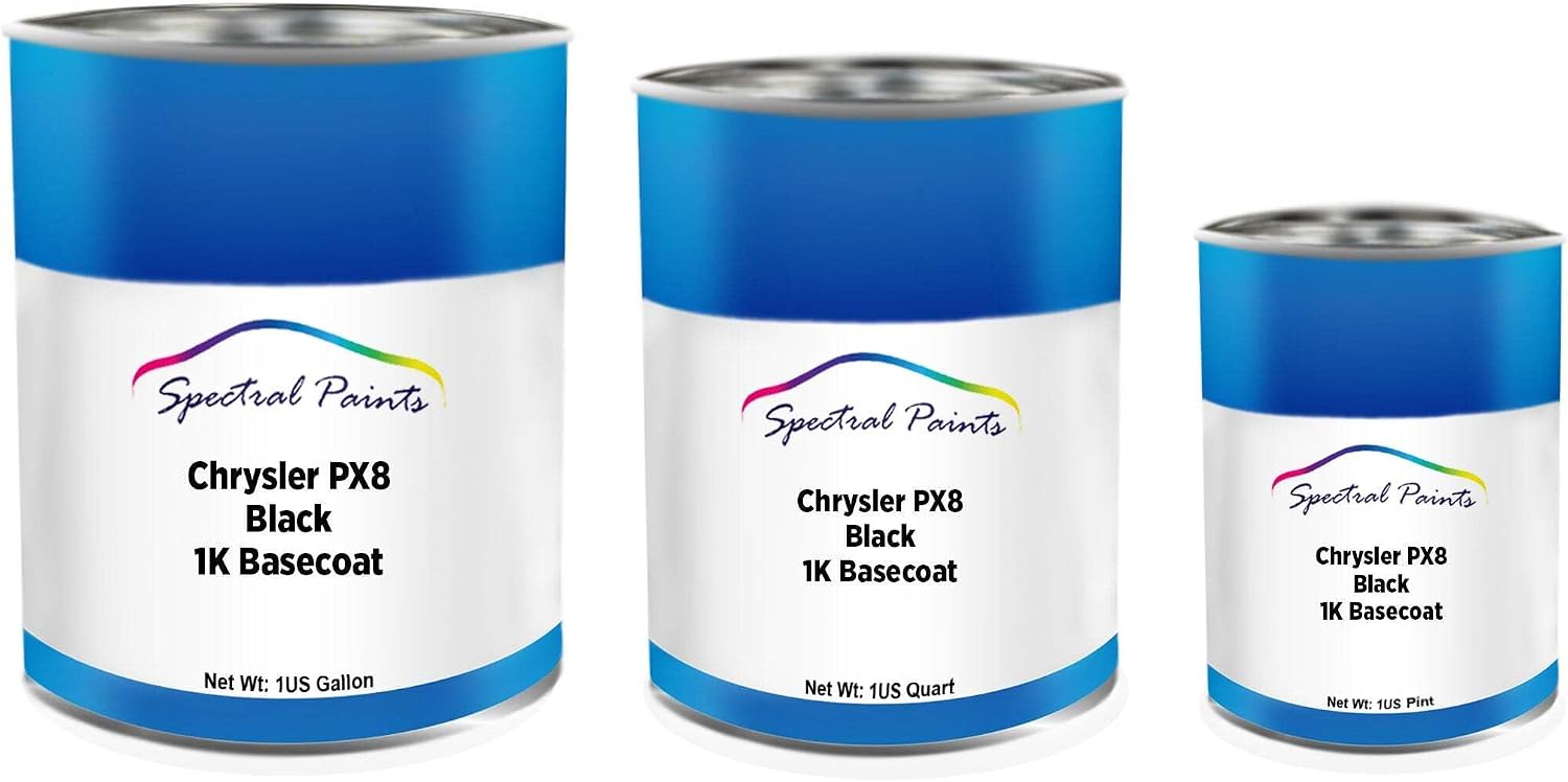 For Dodge Chrysler Jeep PX8 Black Paint - Pint