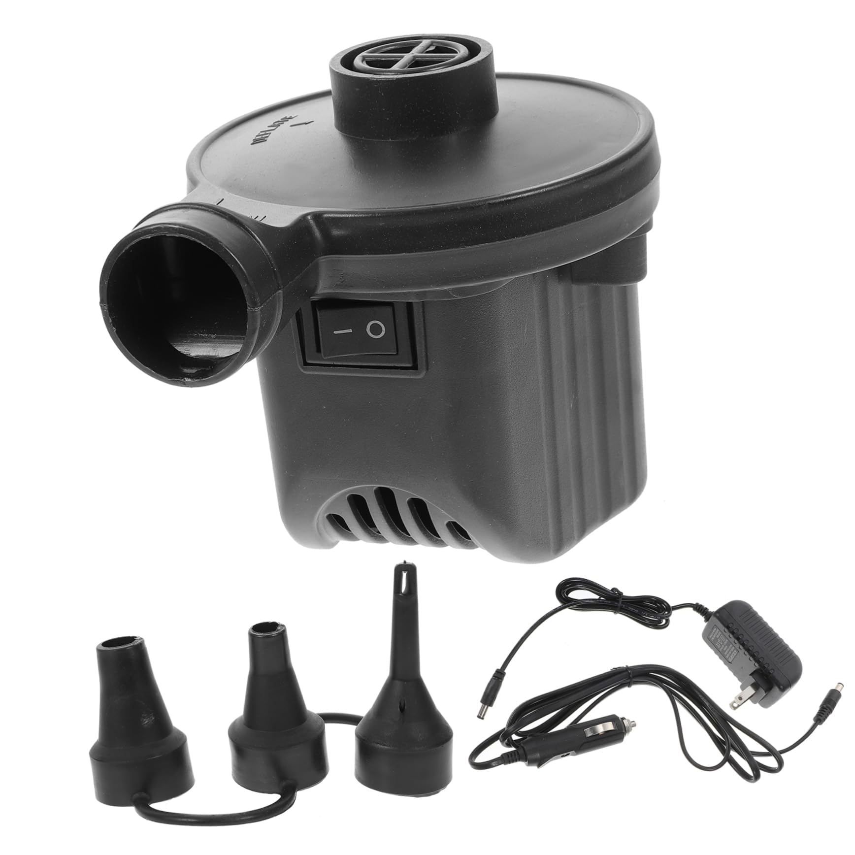 KICHOUSE 1 Set Electric Air Pump for Inflatables Deflation Compact Inflator for Air Mattresses Pools Rafts and More Portable Pump for Camping and Outdoor Use