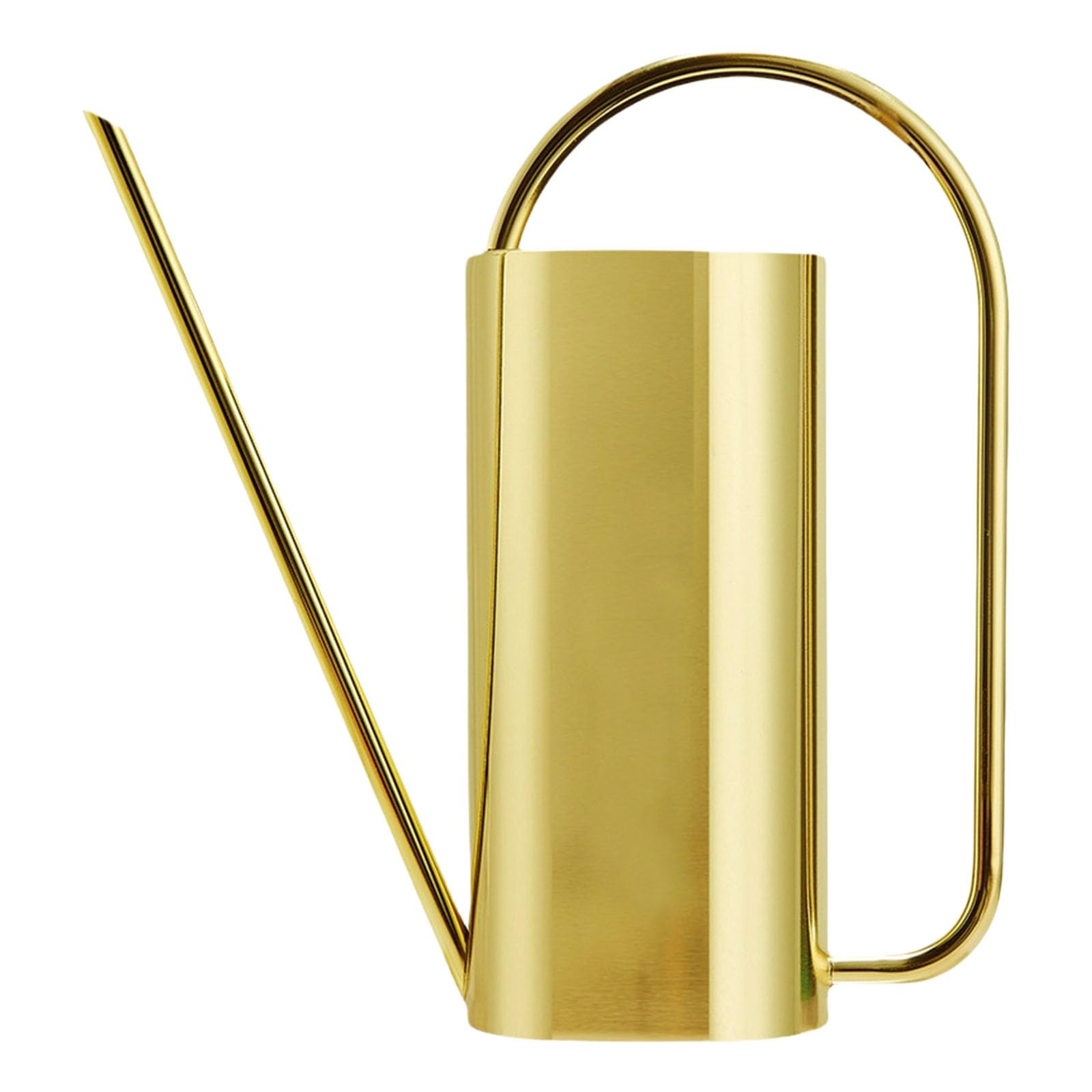 Rostfreie Zimmerpflanzen Gießkanne, 51 oz, Metallkonstruktion mit modernem Design und präzisem, langem Auslauf für die Bepflanzung, Verwendung als Gartenbewässerungswerkzeug