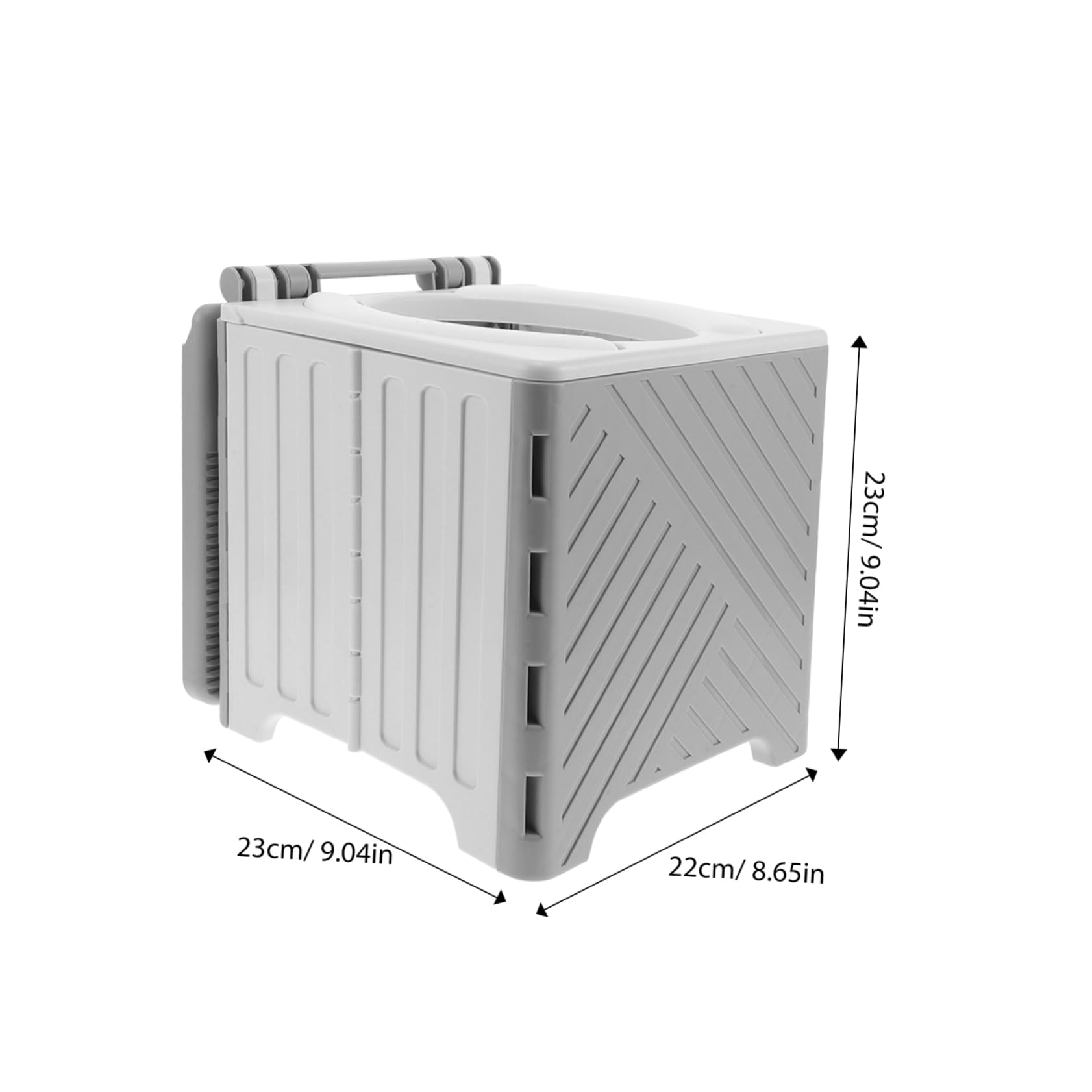 BESTonZON Travel-Friendly Portable Potty Folding Urinal Pot Compact Step Stool for Toddlers Car Camping Indoor Bucket Toilet