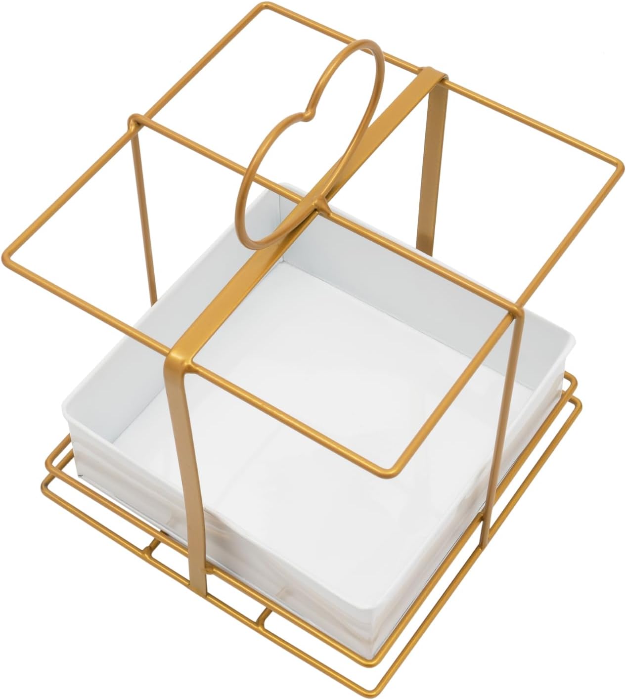 10PCs Metal Geometric Gold Centerpiece, Elegant Wedding Rack for Tables, Free Standing Vase for Weddings Party Decoration, Basket Wedding Flower Stand, Use for Special Event (Square)