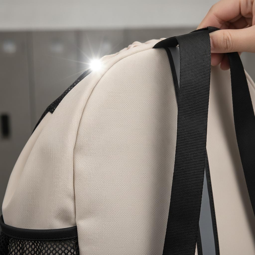 Bolsa portiva Nylon con Compartimento Humedo y con Capacidad 20 Litros con Cierre Cordon para Guardar Ropa Zapatos Toallas y Equipo para Gimnasio Natacion y Viaje,