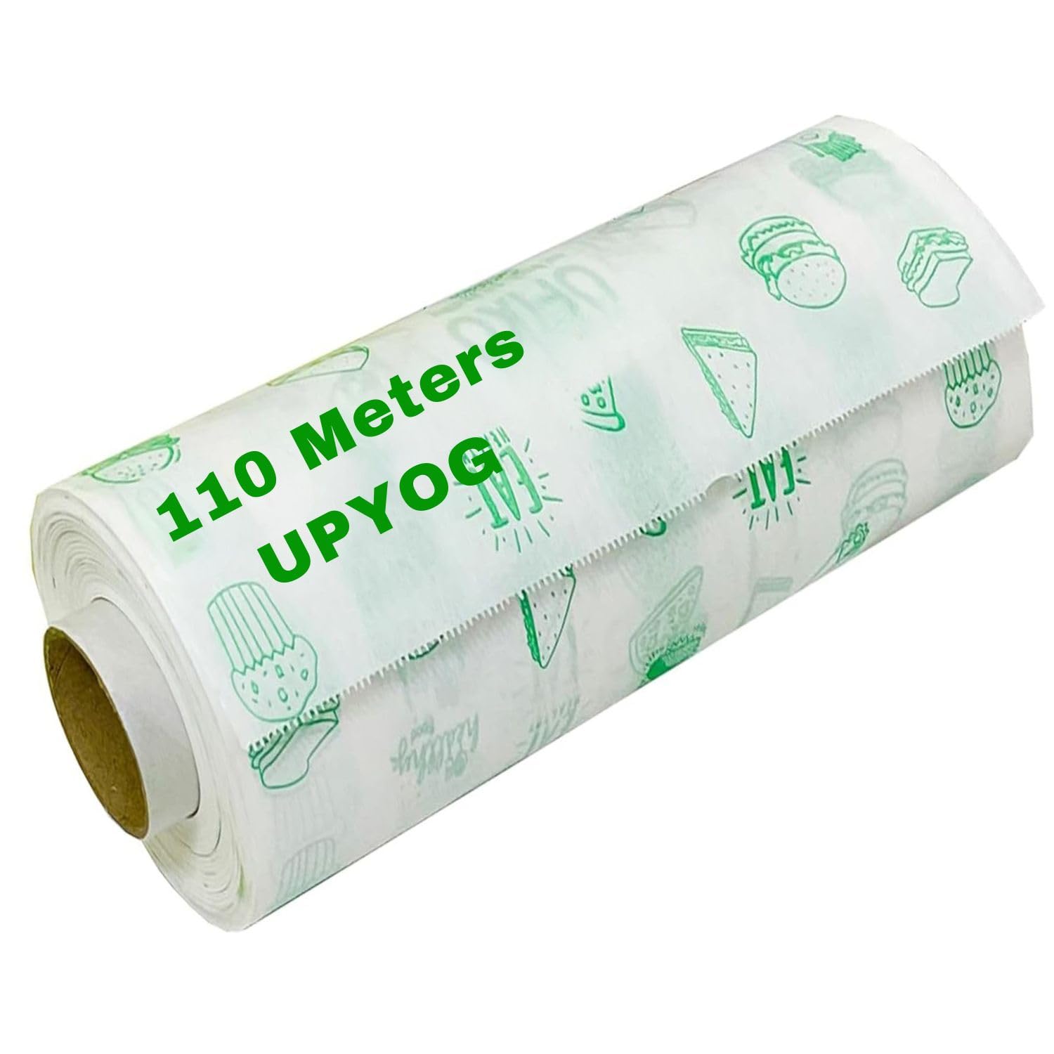 Upyog Premium Non-Stick Butter Wrapping Paper Roll - 110 Meters, Food Wrap, Re-heatable, Parchment Paper Bulk