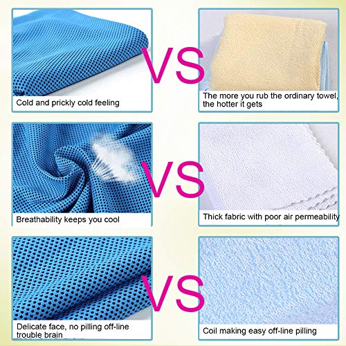 Kühlhalsband für Hunde, Hunde halstücher Kühlend, Hundehalsband Kühlend, Kühlende Halstuch Hund, Kopftücher Kühlend Hund, Sommer Pet Instant Cooling Schal (L)