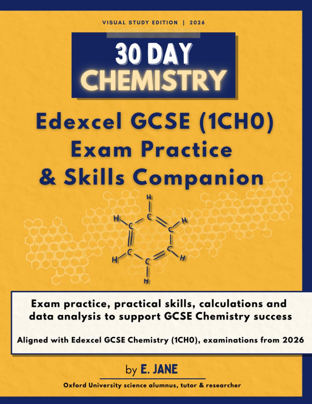 30 Day Chemistry: Edexcel GCSE Chemistry (1CH0) Exam Practice & Skills Companion: Exam-style questions, required practicals, calculations and data skills for Edexcel GCSE (9-1) Chemistry students