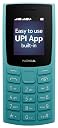Nokia All-New 105 Dual Sim Keypad Phone with Built-in UPI Payments, Long-Lasting Battery, Wireless FM Radio | Cyan gallery image