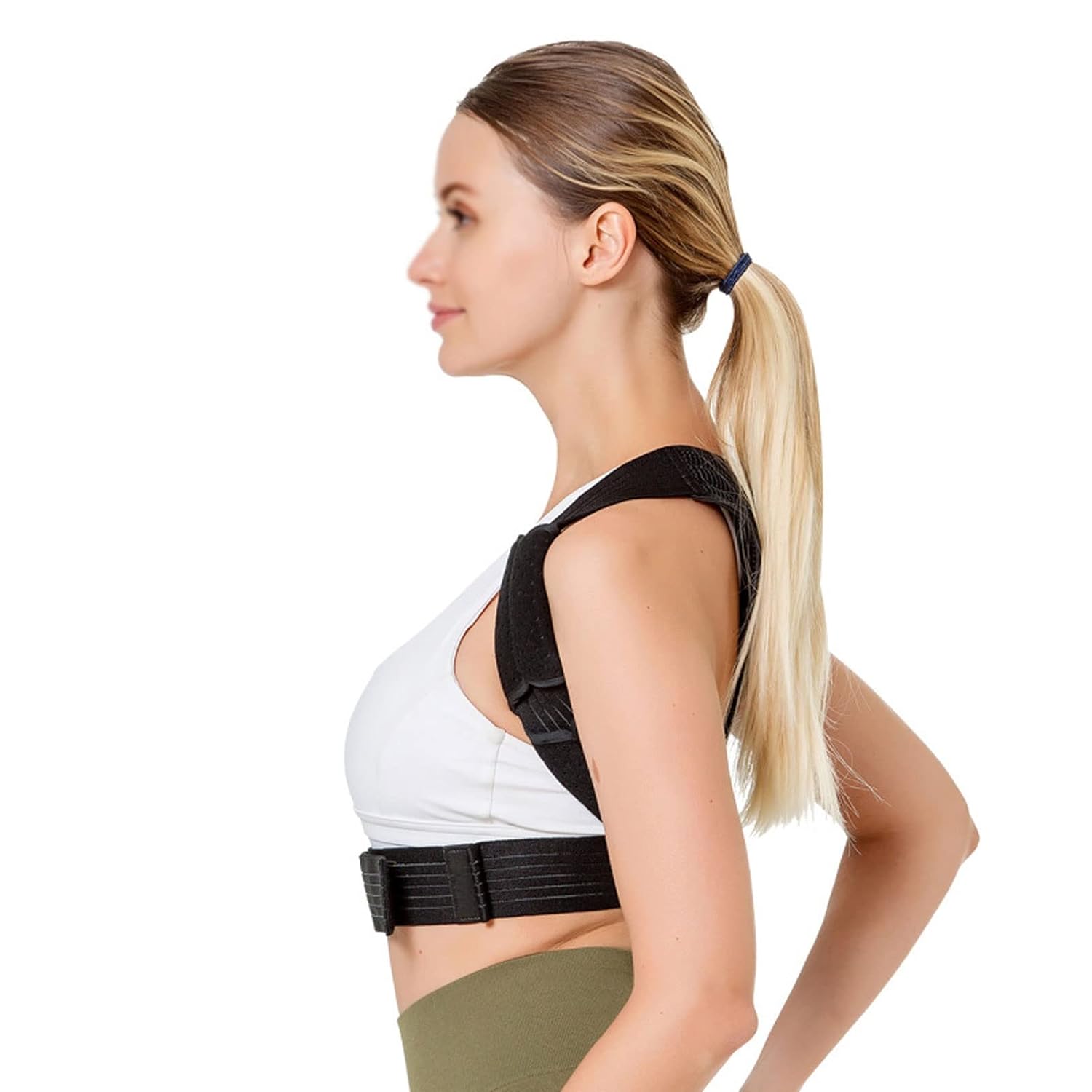 Corrector Back Brace Comfortable Lumbar Support Belt Humpback for Neck Shoulder Lower and Upper Corrective