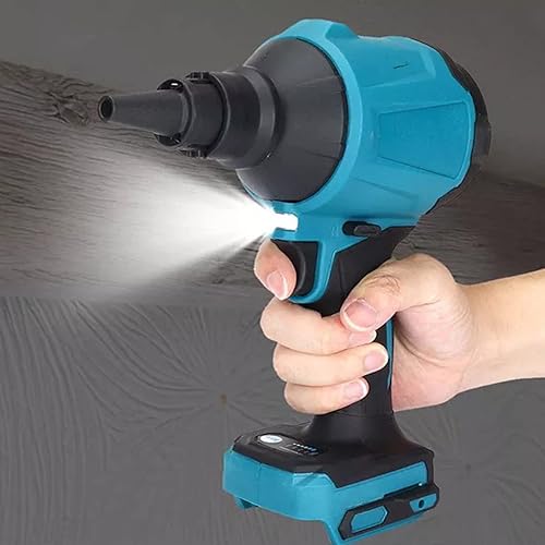 Miniatura 7 de ViaGasaFamido Pistola de soplado de polvo, plumero de aire comprimido, reutilizable, aire comprimido, sin cable, 1500 mAh, para computadora,