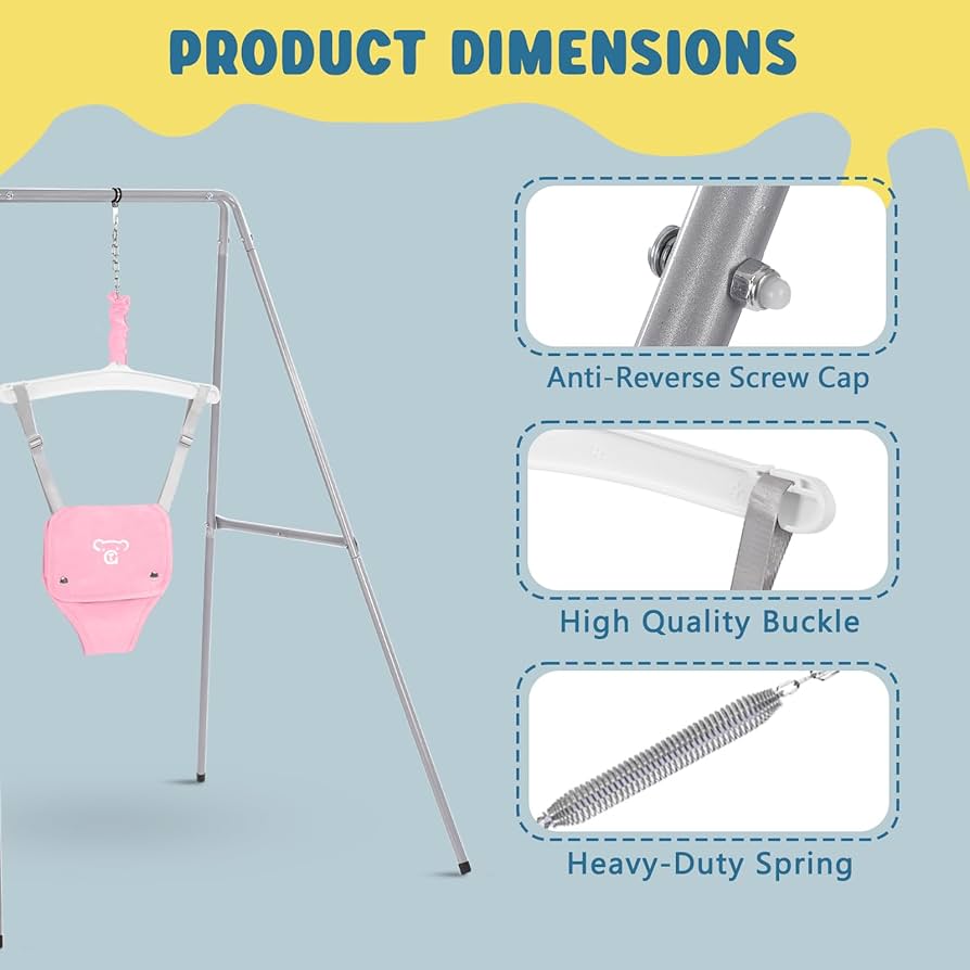 美品Jolly Jumper・ジョリージャンパー ポータブルスタンド ベビージム Jolly Jumper with Stand : Amazon.in: Baby Products