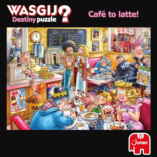 Wasgij, Destiny 27 - Von Café zu Latte!, Puzzle 1000 Teile Erwachsene – Ansicht 4