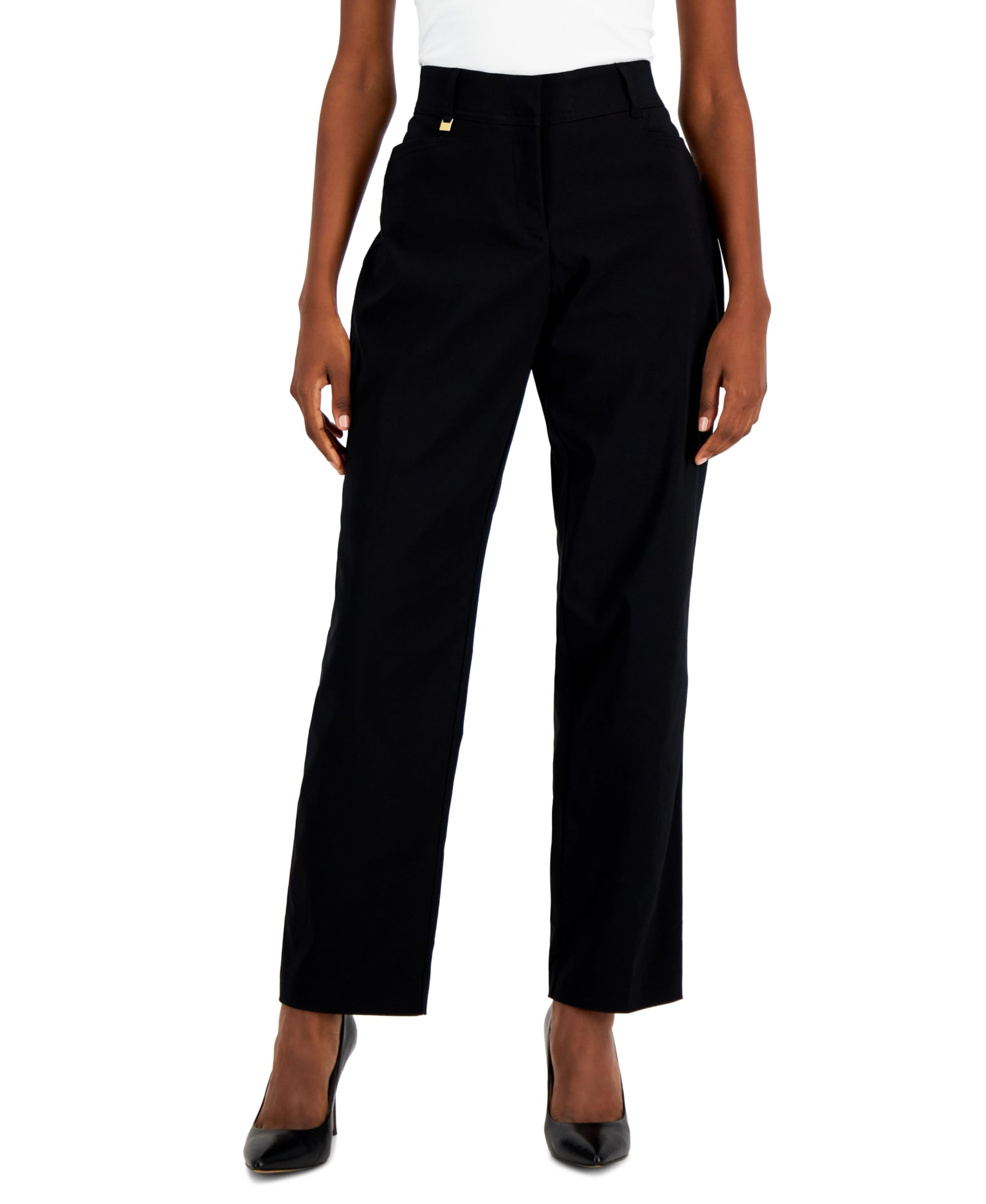 Petite Tummy-Control Curvy Fit Pants Petite and Petite Short