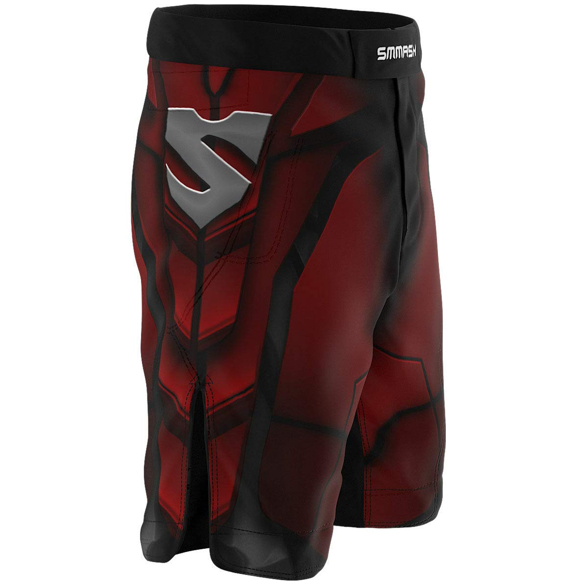 SMMASH Short D'entraînement Sport pour Homme Pantalon De Boxe Thaibox Muay Thai MMA Gym Fitness Respirant Fermeture Velcro Résistant