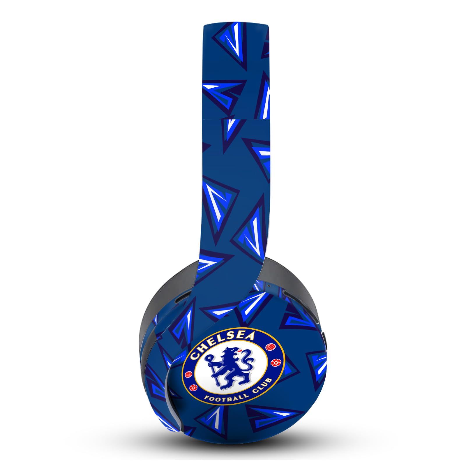 Head Case Designs Officially Licensed Chelsea Football Club Geometric Pattern Art Vinyl Sticker Skin Decal Cover Compatible with Sony PlayStation PS Pulse 3D Headset