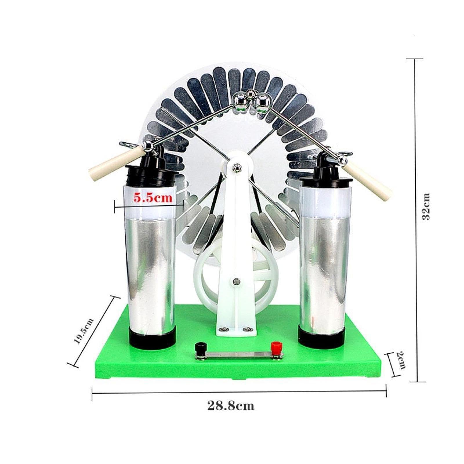 Generador de Electricidad por inducción electrostática Aulas de física interactivas Experiencias de Aprendizaje prácticas estimulantes