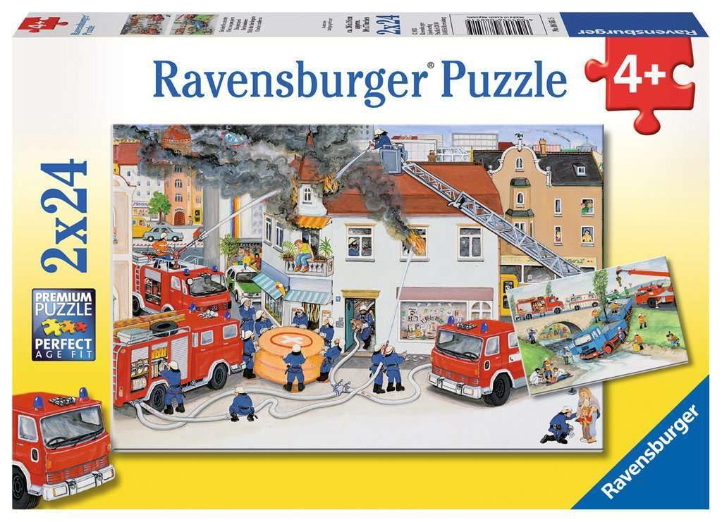 Ravensburger 08851 5 "Busy Fire Brigade Puzzle (48-Piece)