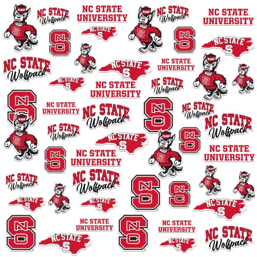 North Carolina State University Variety 50ct Sticker Pack