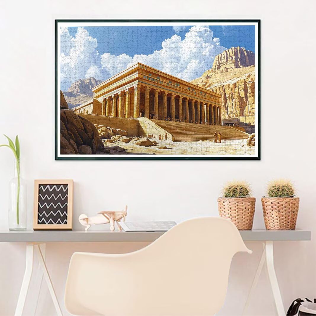 Puzzle 5000 Pezzi Arte per Adulti e Ragazzi, Puzzle Egitto in Legno per Adulti, Puzzles 5000 Pezzi Anime Impegnativo per Tutta la Famiglia, Puzzles con Scatola per Decorazioni Casa, Idee Regalo, -6655