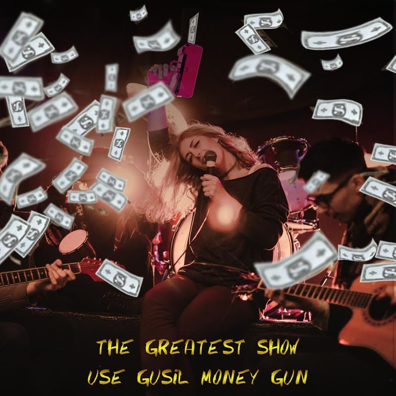 Miniatura 9 de Make it Rain Gold Gun for Movies That Look Real,Handheld Spary Gun for Game Movies Party Supplies