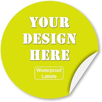 Custom Stickers for Business Logo, Personalized Stickers with Any Design Image Logo Text, Personalized Labels for Birthday Party Wedding, Customized Stickers for Thank You Business 200PCS