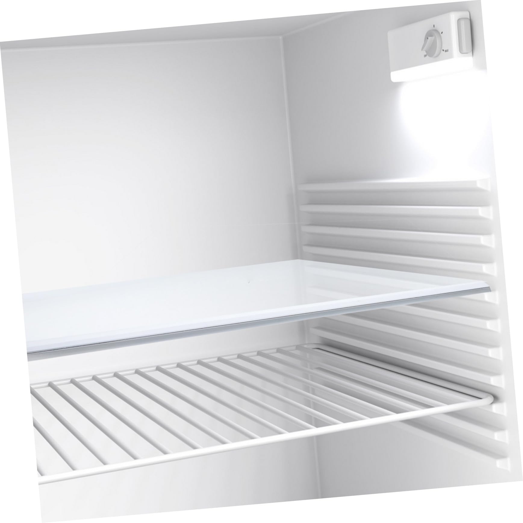 HOMSFOU 1 Estante de Vidrio Templado para Refrigerador, Balda Frigorífico Alta Capacidad de Carga, Bordes Seguros y Superficie Fácil de Limpiar para Organización en Nevera y Congelador