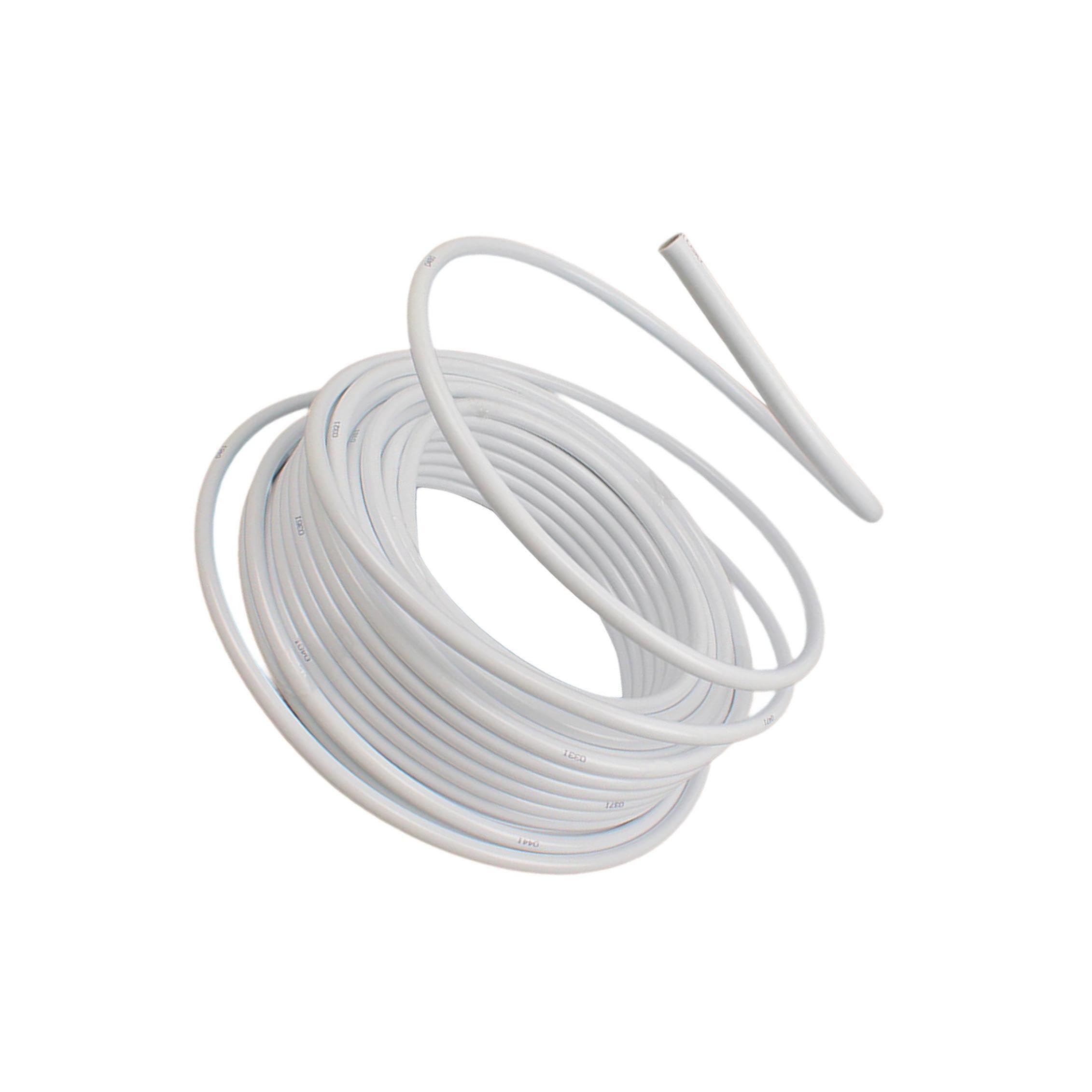 Tubo modellabile in PVC portatile da 5 metri di lunghezza per decorazioni per matrimoni, feste, styling e fai da te, tubo modellabile in PVC per, Bianco, 10m