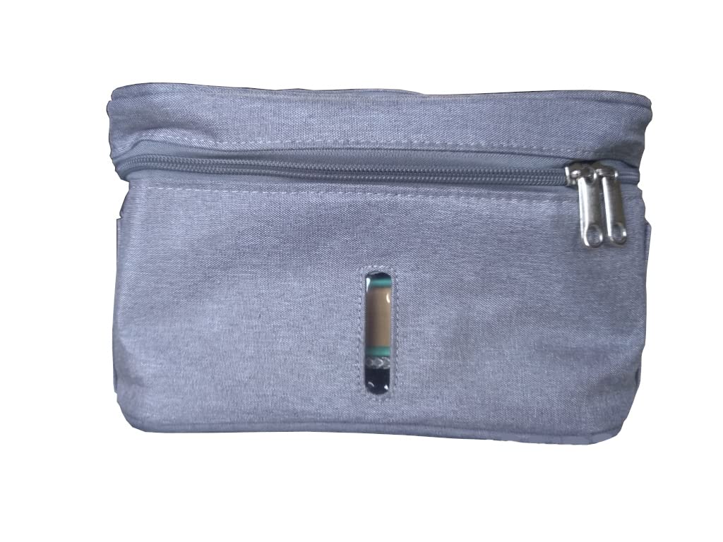 Esterilizador UV Gris, UV Esterilizador Ultravioleta LED, Bolsa desinfectante UV Gran Capacidad Caja Esterilización, Lámpara Esterilización Ultravioleta Profesional desinfección, 12 Cuentas de Lámpara