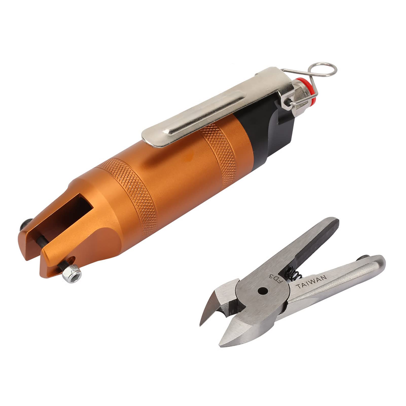 aqxreight Tijeras Neumáticas Profesionales HS10, Herramienta de Corte de Materiales y Plásticos de Alta Resistencia para Uso Industrial, Electricistas y Reparación de Automóviles con Cuchillas
