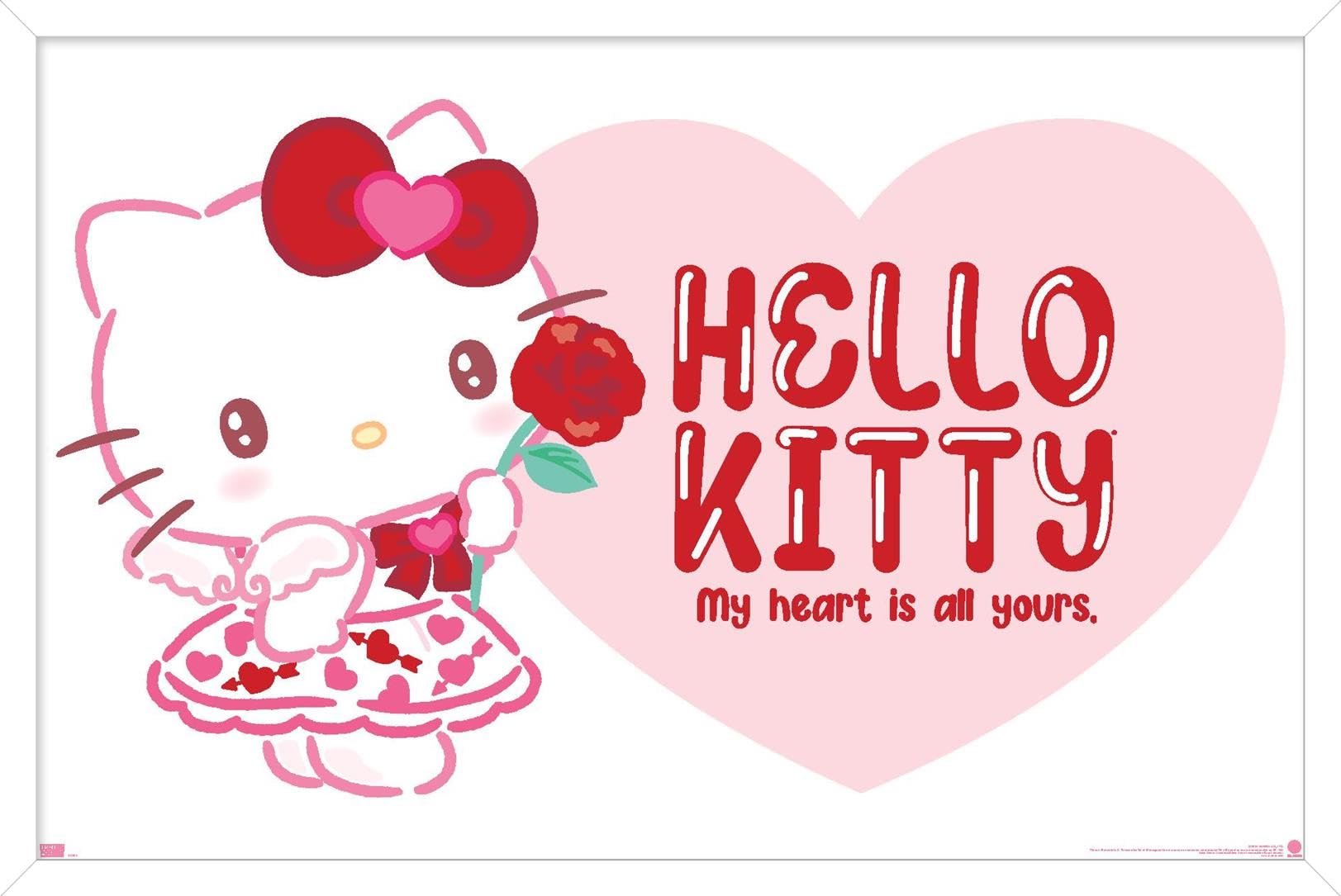 Amazon.com: Trends International Hello Kitty: 25 Valentine's Day