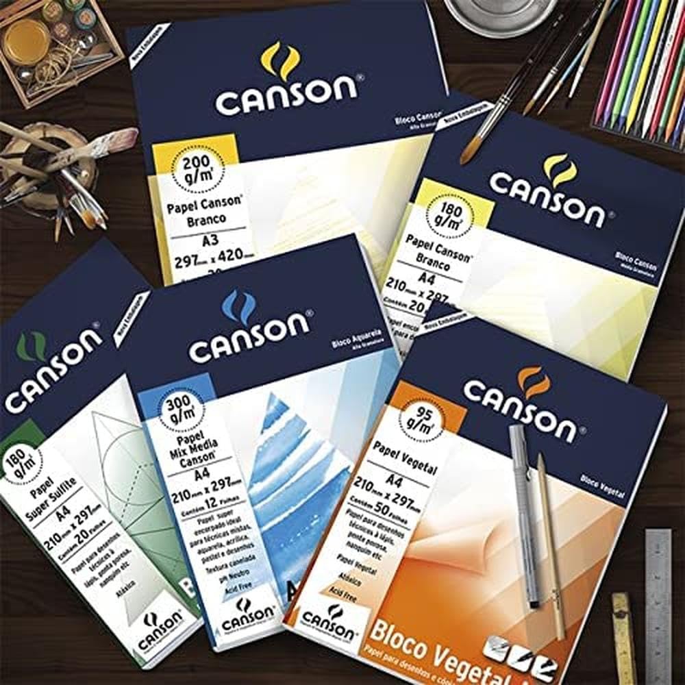 CANSON - Rouleau de papier calque satin - 1,10 x 20 m - 90g/m²