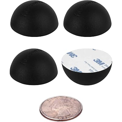 Hudson Hi-Fi Speaker Isolation Feet (4-Pack, 1") – Adhesive Silicone Anti-Vibration Pads for Speakers, Turntables, Subwoofers & Amplifiers, Supports 5-13 lbs Per Pad