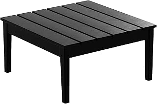 WestinTrends Ashore Outdoor Coffee Table, 32 Inch All Weather Poly Lumbe...