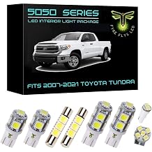 18 Piece White LED Interior Lights for 2007-2021 Toyota Tundra 6000K 5050 Series SMD Package Kit and Install Tool