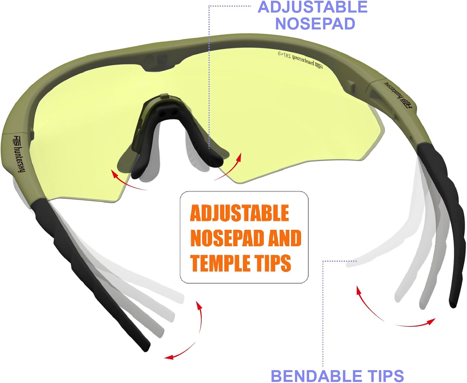 S53 anti fog Tactical Shooting Range Safety Glasses Ballistic eye protection Hunting Airsoft Riding Pickleball - Image 7