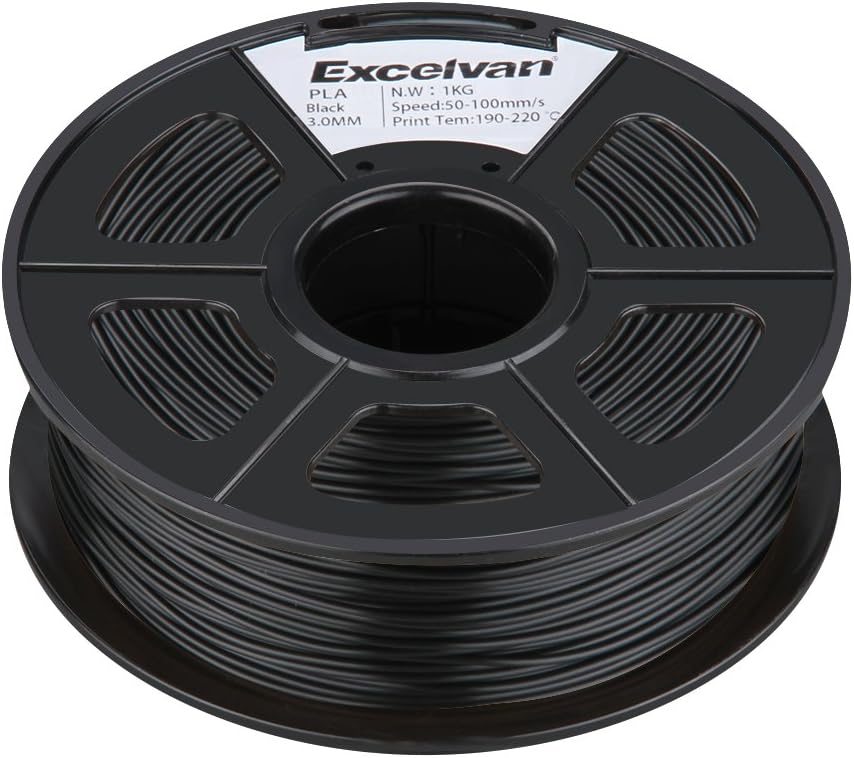 Portable 3D Printer Filament PLA 3.0mm Black