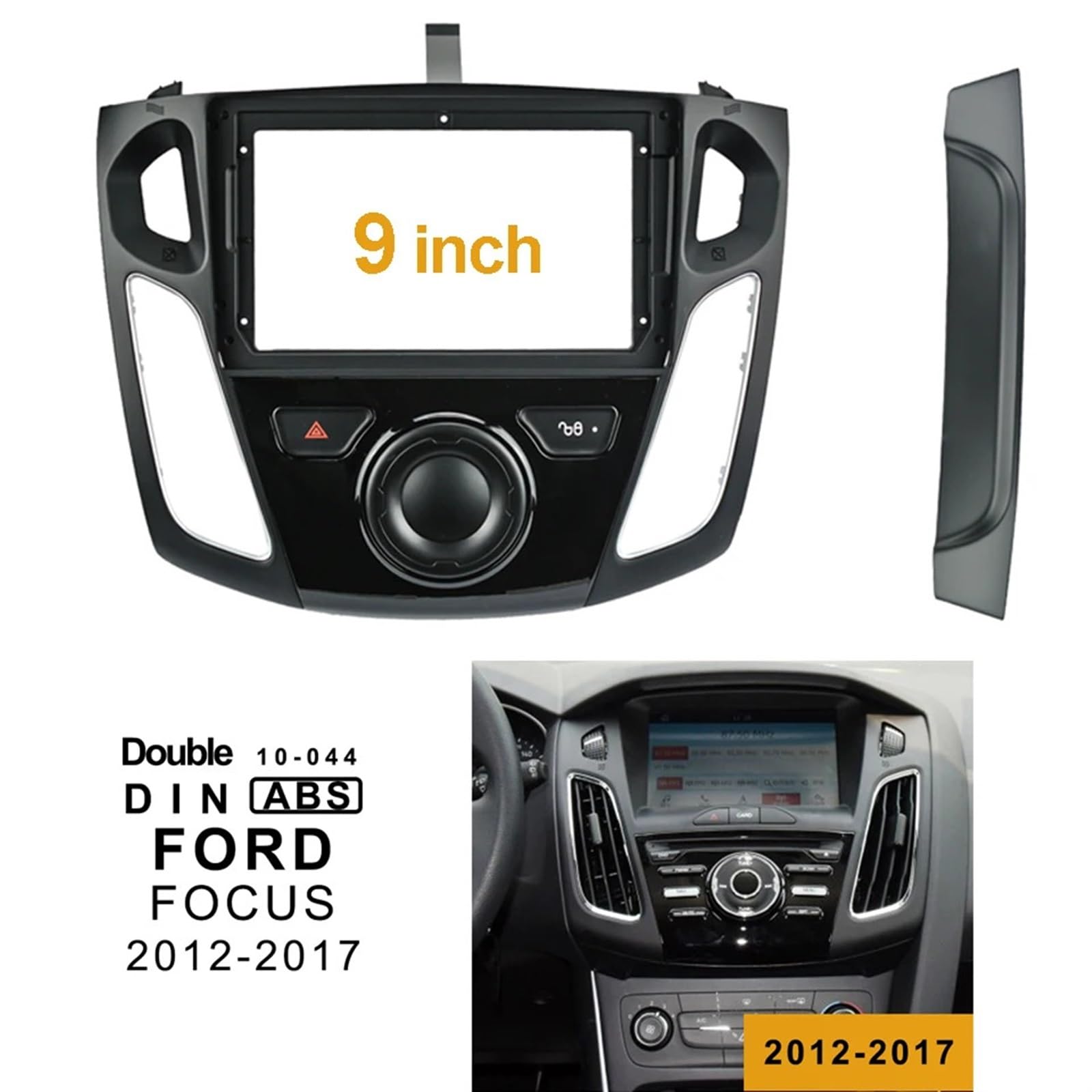 Radio Kit 9 Inch Compatible with Ford Focus 2012-2017 2Din Car