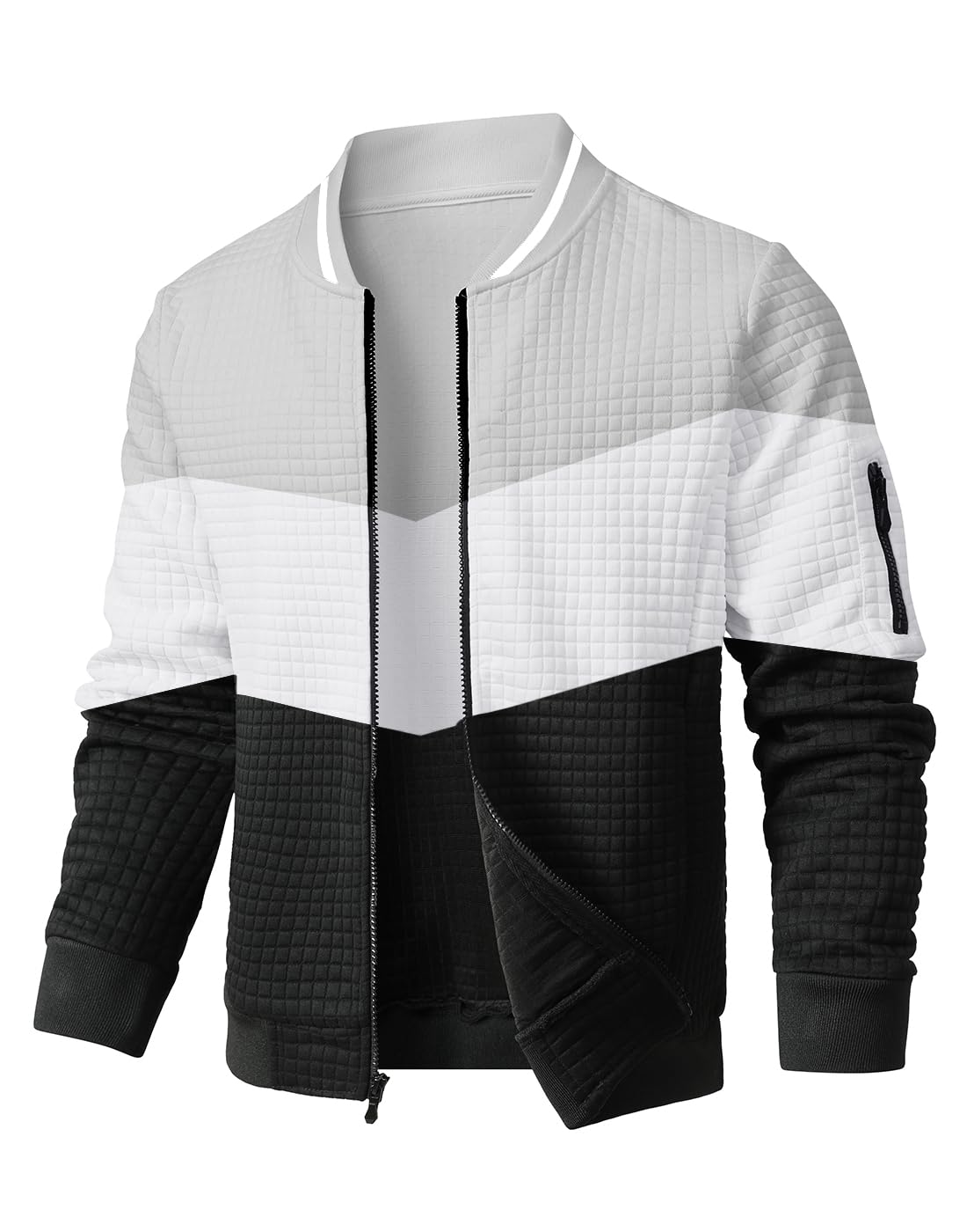 Wizoat Mens Casual Jacket Lightweight Jacket Varsity Coat