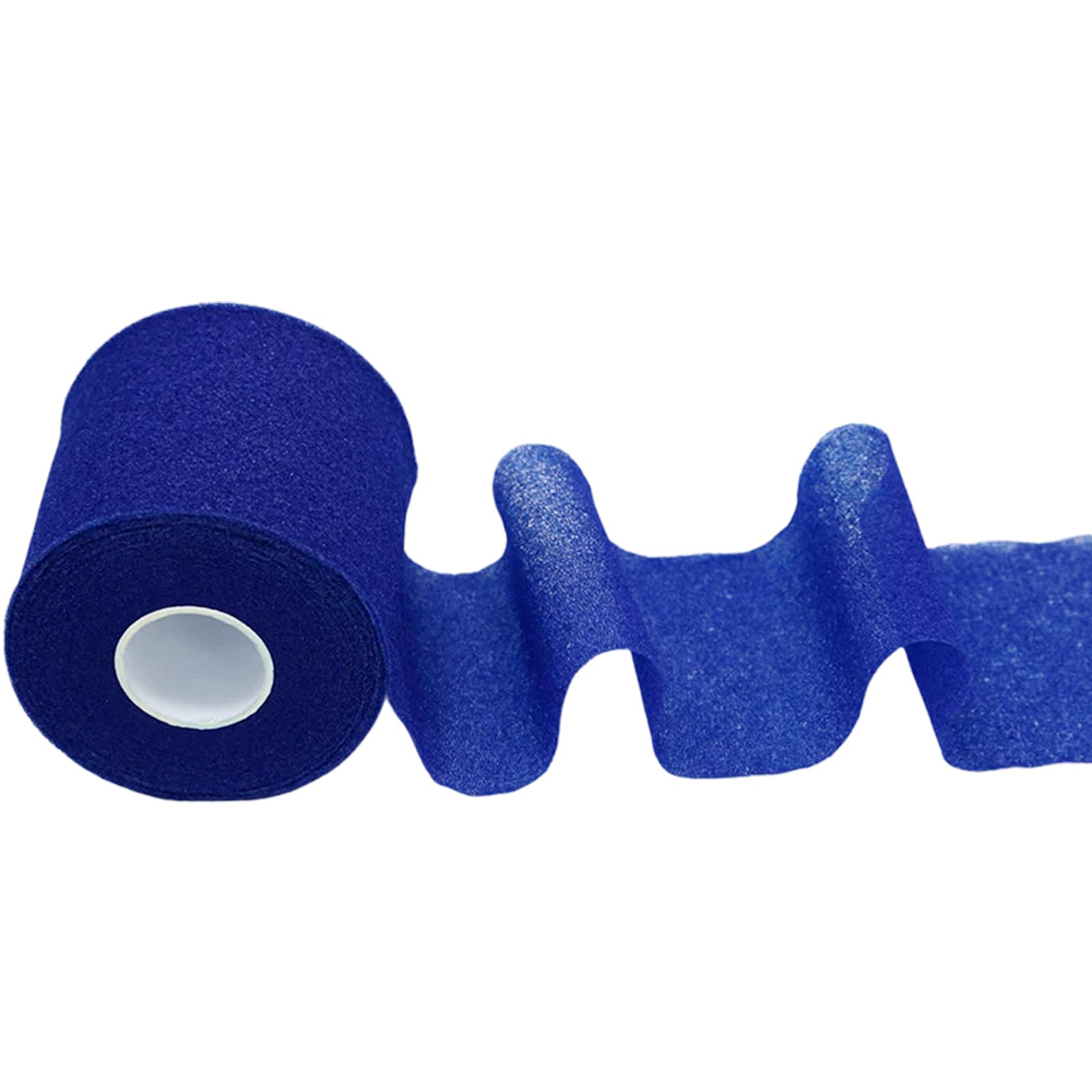 Bailinks Foam Badminton Grip Tape Cushion-Anti-Slip PE Tape for Tennis & Sports Rackets,Protective Underwrap for Injury Prevention,Non-Adhesive 7cm x 27m (Royal Blue)