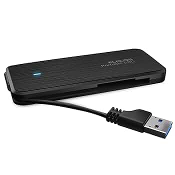 Amazon.co.jp: エレコム ポータブルSSD 1TB USB3.2(Gen1) PS5