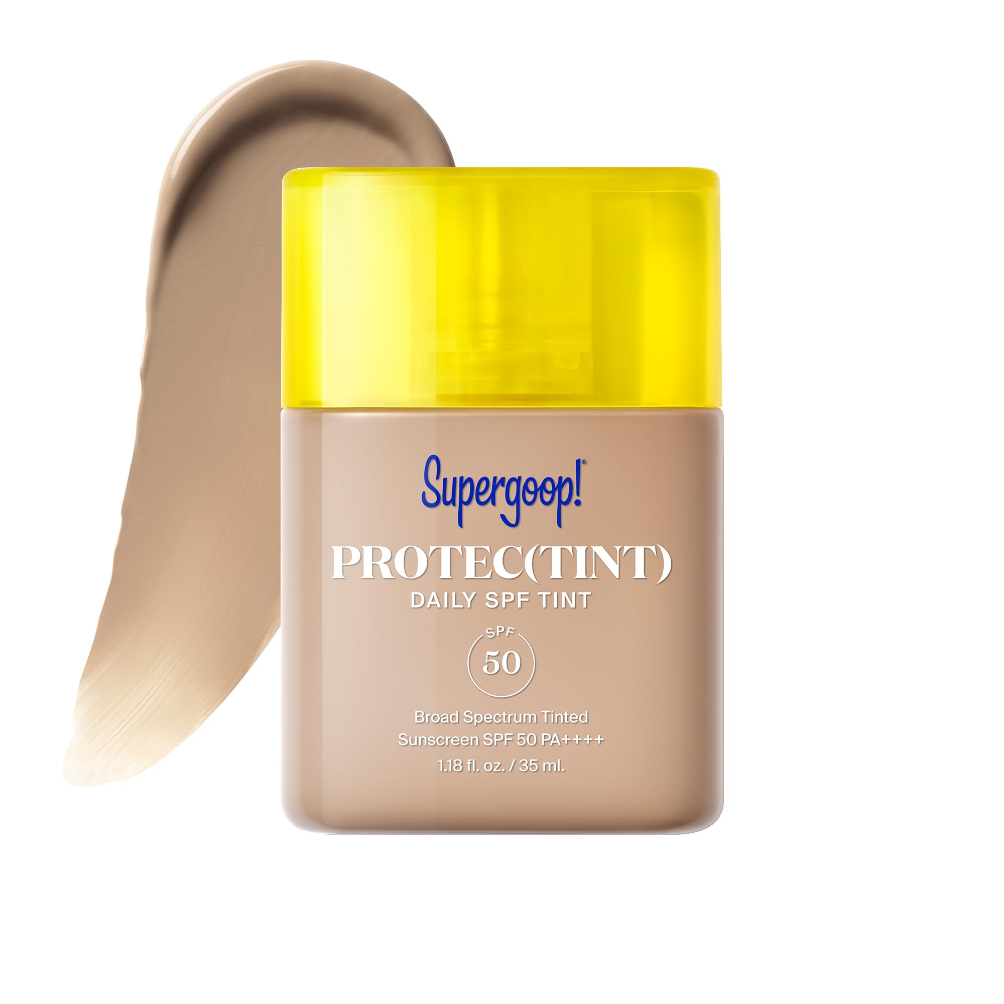 Photo 1 of Supergoop! Protec(tint) Daily Skin Tint SPF 50 - 24N - Light, Buildable Coverage for Immediately Smooth, Even-Looking Skin - Natural Finish