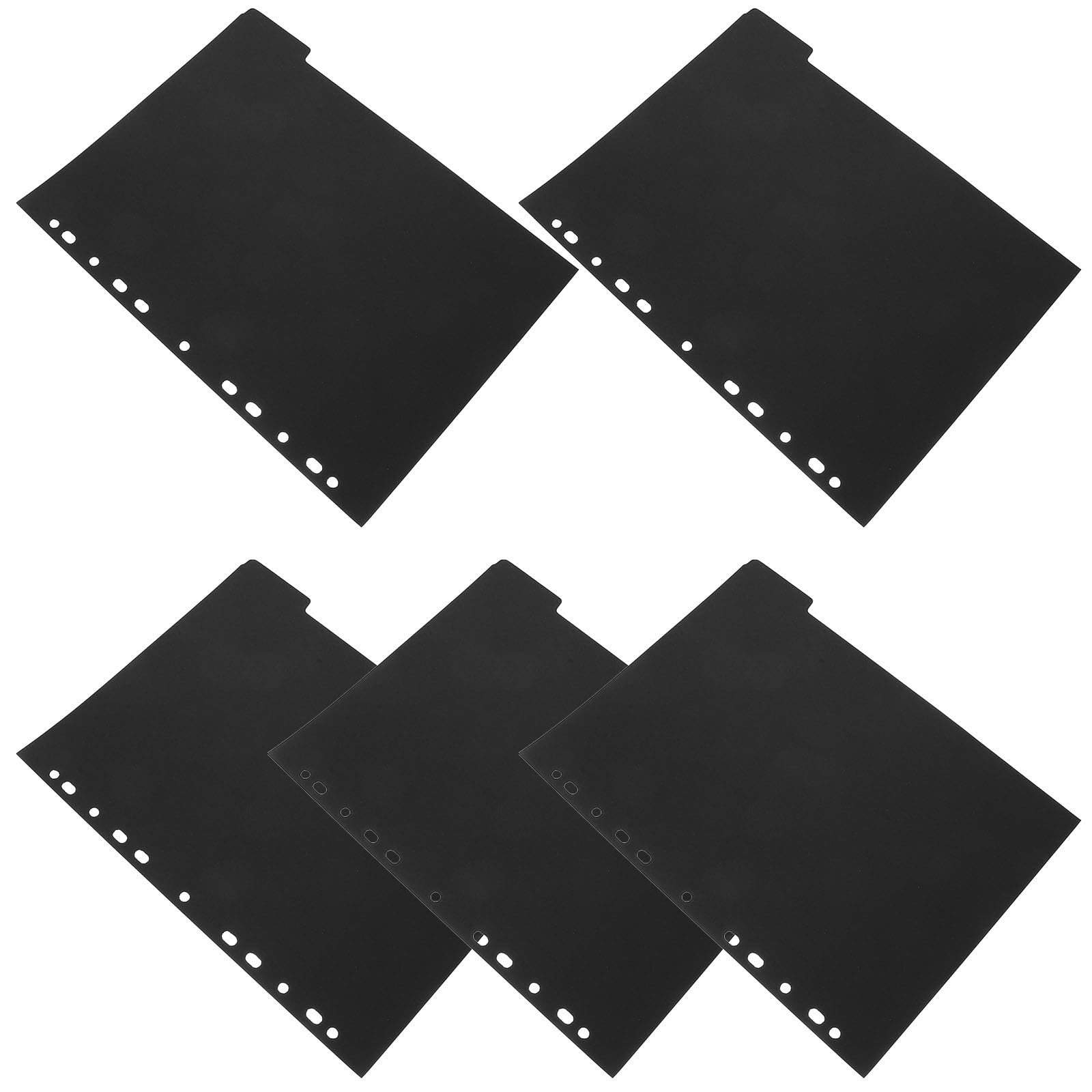 Angoily A4 Ring Binder Dividers, 5 Sheets Notebook Index Page Separators