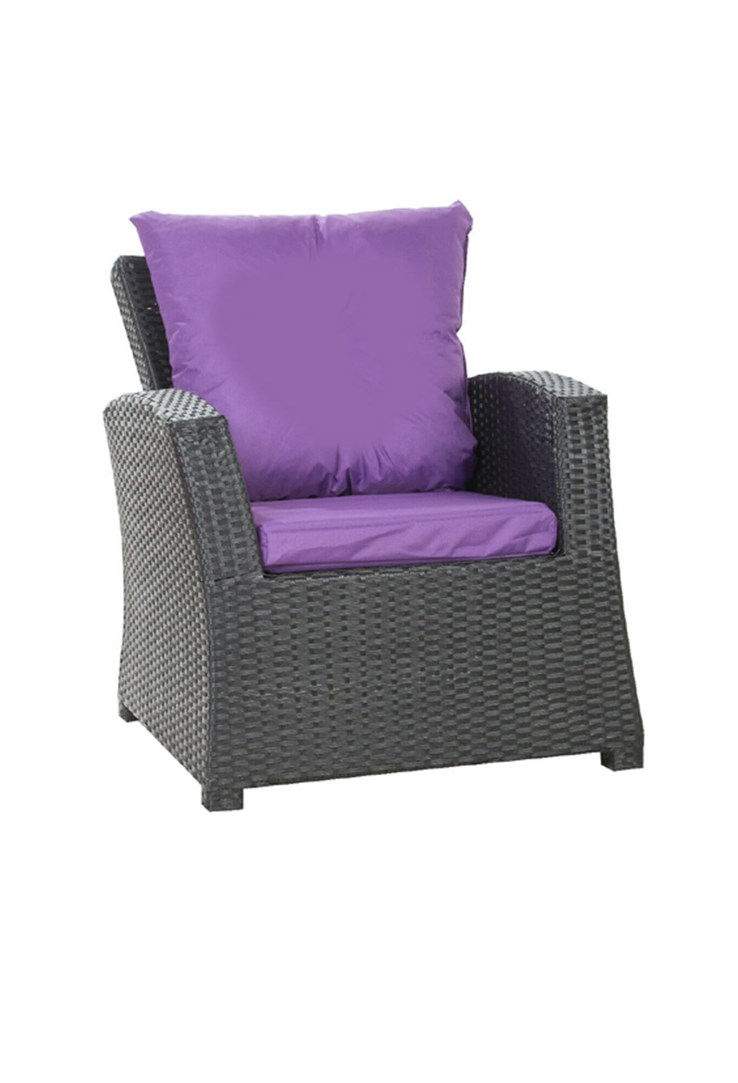 Kissen für Sessel, Kissen für Rattan-Gartenmöbel, Kissen für Relaxstühle, Kissen für Rattan-Sofas, Kissen für Gartenmöbel aus Rattan (Dunkelviolett)