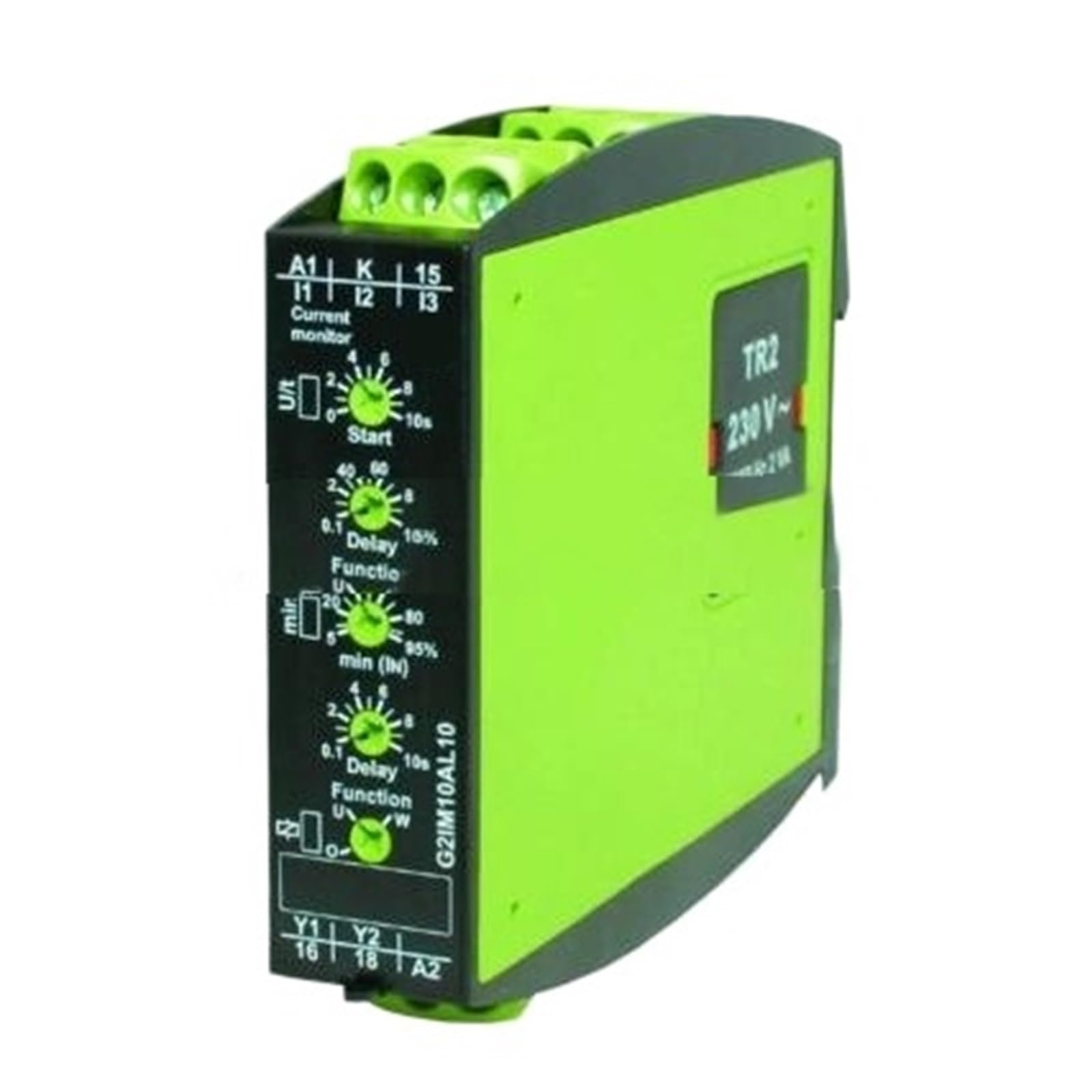 Relè di monitoraggio della Corrente G2IM10AL10 Trasduttore di Corrente, relè di Corrente con Ritardo Regolabile con modulo di Alimentazione TR2 230V