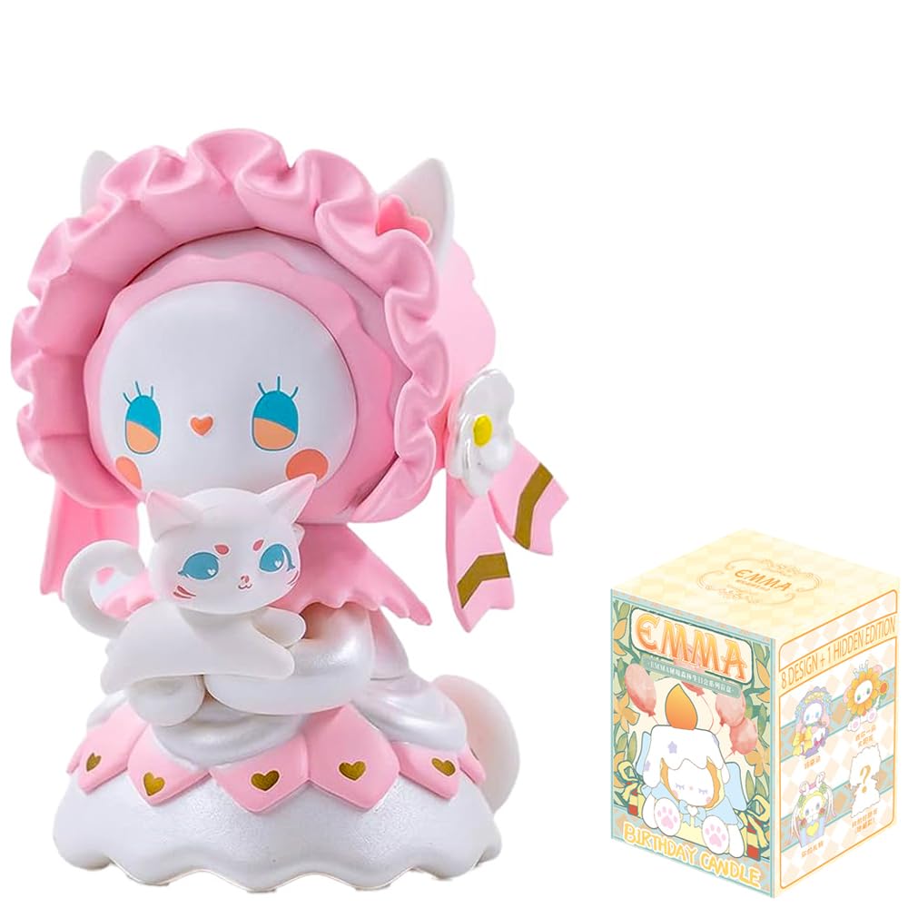 Emma Secret Forest Birthday Party Blind Box - 1 Random Figure (10cm) Kawaii Mystery Collectible Figure, 8 Designs + 1 Rare Rare