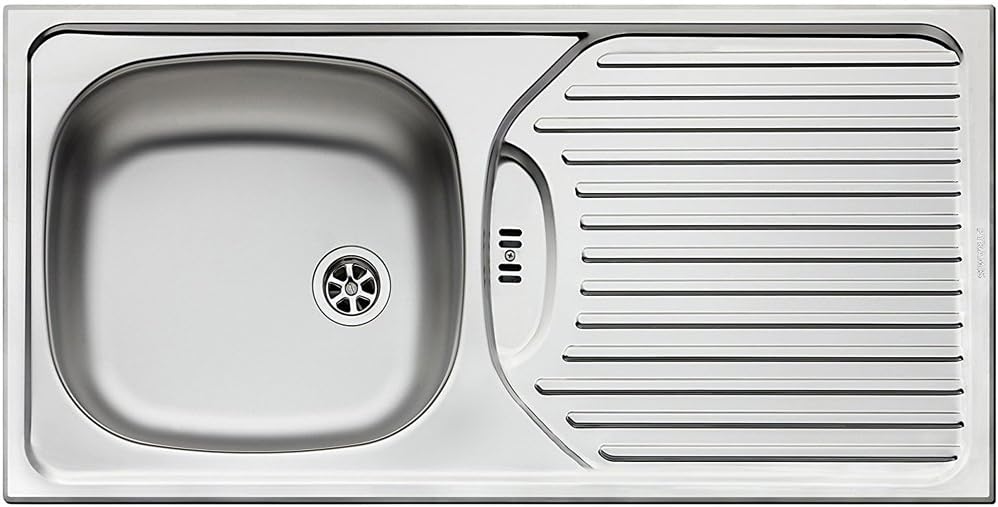 Pyramis 100120402 CA1 Sink Unit Stainless Steel, Smooth