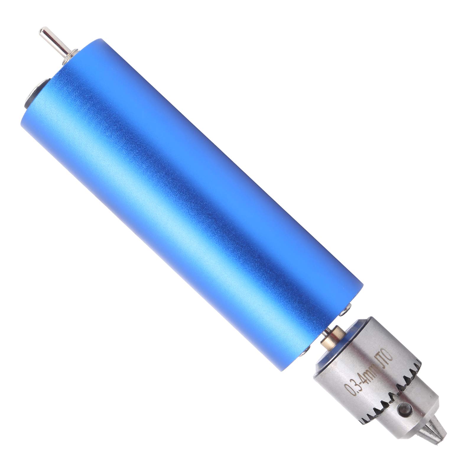 Micro Mini Taladro de Mano Portátil de Aluminio, 0.3 mm - 4 mm, Velocidad Fija 3-12V, Suministro de Alimentación Incluido, Enchufe de la UE (Ideal para trabajos precisos y portabilidad)