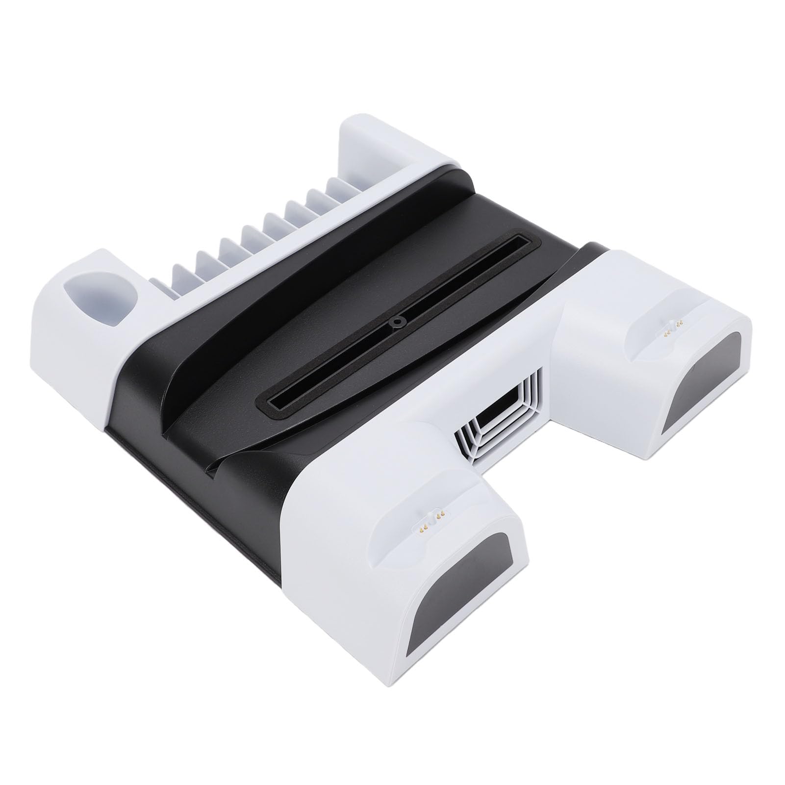 Generic Supporto di Raffreddamento per Controller di Gioco con Ventole Regolabili e Doppia Stazione di Ricarica per Edizioni Slim e Pro Dal Design Compatto